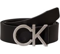 Calvin Klein Herren Gürtel Ck Buckle Belt Ledergürtel, Schwarz (Ck Black), 105 cm