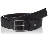 Calvin Klein Herren Gürtel Ck Concise PQ 3.0 cm Ledergürtel, Schwarz (Ck Black), 85 cm