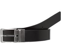 Calvin Klein ADJ/REV WARMTH 35MM Verstellbarer/umkehrbarer Gürtel Herren, Schwarz (Ck Black Smooth/Dark Brown Smooth), 105