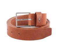 Calvin Klein Formal Leather Belt 3.5CM W90 Cognac