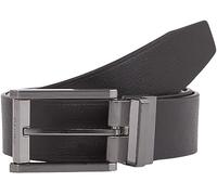 Calvin Klein Herren Gürtel Ledergürtel, Schwarz (Ck Black/Dark Brown), 115