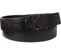 Calvin Klein Herren-Gürtel mit Schnalle, 35 mm, ADJ/REV LV04D7049G, Schwarz (Schwarz/Schwarz/Mattschwarz), 105, Schwarz (Schwarz/Schwarz/Mattschwarz), 105 cm