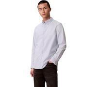 Calvin Klein Herren Hemd Solid Oxford Classic Shirt Freizeithemd, Blau (Plein Air), XS