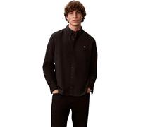 Calvin Klein Herren Hemd Solid Oxford Classic Shirt Freizeithemd, Schwarz (Black), XXL
