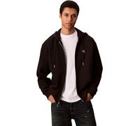 Calvin Klein Jeans Kapuzensweatshirt LS EU 350TERRY MONOGRAM FZ HOODI Herren Schwarz Gr. S