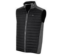 Calvin Klein Herren Hybrid Gilet - Anthrazit/Schwarz - XL
