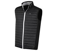 Calvin Klein Herren Hybrid Gilet - Schwarz/Silber - XXL