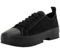 Calvin Klein Herren Hybrid Sneaker Lugged Hybrid Low Laceup Schuhe, Schwarz (Triple Black), 43