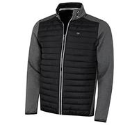 Calvin Klein Herren Hyrbid Jacke - Charcoal/Black - S.