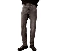 Slim-fit-Jeans CALVIN KLEIN JEANS "SLIM JEANS", Herren, Gr. 33, Länge 32, pewter rock, Denim/Jeans, Obermaterial: 98% Baumwolle, 2% Elasthan, unifarben, slim fit lang, Jeans Slim-fit-Jeans, Slim fit (