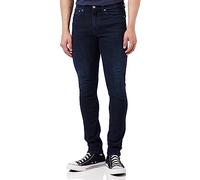 Calvin Klein Herren Jeans Hose Skinny aus Baumwolle mit Stretch, Blau (Denim Dark), 32W/34L