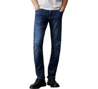 Calvin Klein Herren Jeans Hose Slim Fit, Blau (Denim Dark), 36W/32L