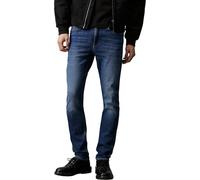 Calvin Klein Herren Jeans Hose Slim Taper Mid Waist, Blau (Denim Dark), 38W/34L