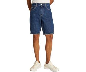 Calvin Klein Herren Jeans Shorts Regular aus Baumwolle, Blau (Denim Dark), 29W