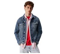 Jeansjacke mit Label-Patch M men Jeansblau