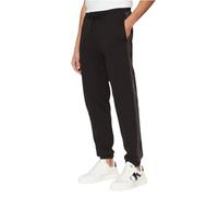 Calvin Klein Herren Jogginghose Logo Tape mit Tunnelzug, Schwarz (Ck Black), XL