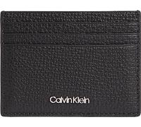 Calvin Klein Herren Kartenetui Minimalism Cardholder Leder, Schwarz (Ck Black), Onesize