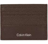 Calvin Klein Herren Kartenetui Subtle Mix Cardholder Kartenhalter, Braun (Java Brown Pebble and Smooth), Einheitsgröße