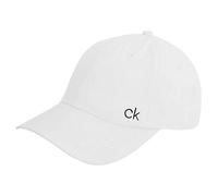 Calvin Klein Herren klassischer Baumwoll Cap - Weiß - One Size