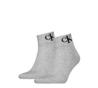 Calvin Klein Herren Kurzsocken Quarter Monogram 2er Pack 43|44|45|46
