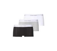 Calvin Klein Low Icon Cotton Stretch Boxershorts schwarz/grau/weiß (3er-Pack) - L