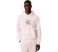 Calvin Klein Jeans Eu 350 Terry Graphic Kapuzenpullover L White Greige