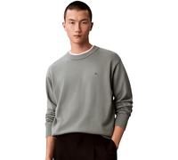 Calvin Klein Herren Ls Ez Cotton Crewnk Sweater 12Gg Lv04Rc309G Pullover, Grey (Autumn Green), L