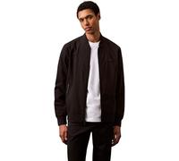 Bomberjacke CALVIN KLEIN "MATTE BOMBER", Herren, Gr. XL, schwarz, Web, Obermaterial: 100% Polyester, unifarben, normal hüftlang, Rundhals, eingesetzt Rippbündchen, Jacken Bomberjacke, Regular fit, mit