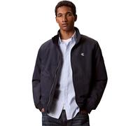 Blouson CALVIN KLEIN, Herren, Gr. L, schwarz sapphire, Web, Obermaterial: 100% Nylon. Futter: 100% Polyester. Füllung: 100% Polyester, unifarben, regular fit normal, hoch geschlossener Ausschnitt, ela