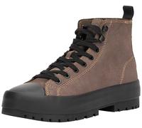 Calvin Klein Herren Lugged Hybrid High Lace-up Auth Ym0ym01092 Sneaker, Braun Schiefer Schwarz Schwarz, 44 EU