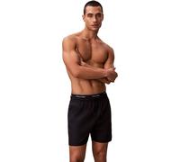 Badeshorts, Gr. XL (54), N-Gr, shoreline, Web, Polyester, CALVIN KLEIN SWIMWEAR, unifarben, Badehosen Badeshorts, Körpernahe Passform mit elastischem Bund (10185112-XL) shoreline