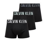 Trunk "TRUNK 3PK", Herren, Gr. S (48), 3 Stk., schwarz, Jersey, Obermaterial: 95% Baumwolle, 5% Elasthan, CALVIN KLEIN UNDERWEAR, unifarben, körpernah, Unterhosen, mit Logo-Elastikbund (51809618-S) sc