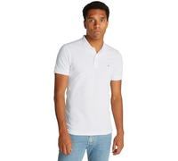 Calvin Klein Herren Poloshirt Kurzarm Ck Embro Badge Slim Polo Slim Fit, Bright White (Weiß), XS