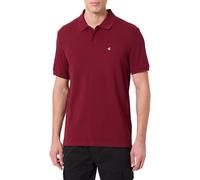 Calvin Klein Jeans Monogram Polo Dunkelrot Kurzarm - M