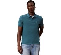 Poloshirt CALVIN KLEIN JEANS "SS CASUAL PIQUE CLASSIC POLO", Herren, Gr. M, tahoe grün, Jersey, Obermaterial: 100% Baumwolle, regular fit normal, Rundhals, eingesetzt angesetztes Bündchen, Shirts, Mit