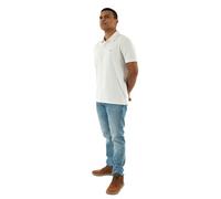 Calvin Klein Jeans Poloshirt SS Casual Pique Classic Polo Herren Kurzarm 100% Baumwolle Weiß XL