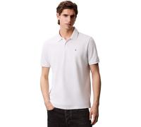 Poloshirt CALVIN KLEIN JEANS "SS CASUAL PIQUE CLASSIC POLO", Herren, Gr. XXL, weiß (blanc de blanc), Jersey, Obermaterial: 100% Baumwolle, unifarben, casual, klassisch normal, Rundhals, Kurzarm einges