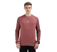 Calvin Klein Herren Pullover Monologo Sweater Strickpullover, Apple Butter (Rot), S