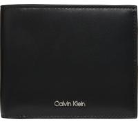 Geldbörse CALVIN KLEIN "RAISED BILLFOLD", Herren, schwarz, Leder, Basic, Kleinlederwaren, Minigeldbeutel, Portemmonaie mit Logo (43722345-0) schwarz