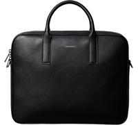 Aktentasche CALVIN KLEIN "RAISED COMMUTER", Gr. B/H/T: 36cm x 28,5cm x 7cm, schwarz, Lederimitat, unifarben, Taschen, Unisex Businesstasche, Laptoptasche, Umhängetasche mit Logoschriftzug (13167214-0)