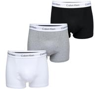 Calvin Klein Herren Relaxed Fit 3Pk Trunks, Grey Heather/White/Black, M