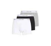 Calvin Klein Boxershorts Relaxed Fit Trunk 3er-Pack Schwarz/Weiß/Grau Meliert 2XL