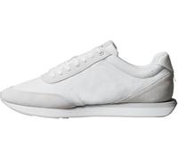 Calvin Klein Herren Retro Runner ESS Mix Mat Ym0ym01361Low Top, Weiß Triple Bright White, 42 1/3 EU