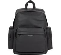 Calvin Klein Herren Rucksack mit Laptopfach, Schwarz (Ck Black Pebble), Einheitsgröße