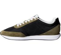 Calvin Klein Herren Runner Sneaker Retro Mix mit Logo, Mehrfarbig (Black/Capers/Bright White), 42