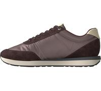 Sneaker CALVIN KLEIN JEANS "RETRO RUNNER ESS MIX MAT", Herren, Gr. 44, bordeaux, rot, Leder, Textil, unifarben mit Farbeinsatz, Schuhe Sneaker, Runner-Sneaker, Freizeitschuh, Halbschuh mit seitlichem