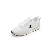 Calvin Klein Herren Runner Sneaker Retro Mix mit Logo, Weiß (Bright White/Black), 41