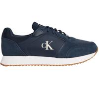 Calvin Klein Herren Retro Runner Sock Lace Up Ny-su Ym0ym01326 Niedriges Oberteil, Blue (Calvin Navy/Bright White/Gum), 44.5 EU