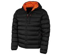 Calvin Klein Herren San Gabriel gewebt Jacquard Jacke - Schwarz/Orange - M
