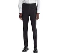 Calvin Klein Herren Skinny Fit Stretch-Kleiderhose Anzughose, Schwarz 001, 32W / 32L